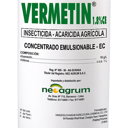 VERMETIN 1.8% CE - 1 L. (Abamectina)