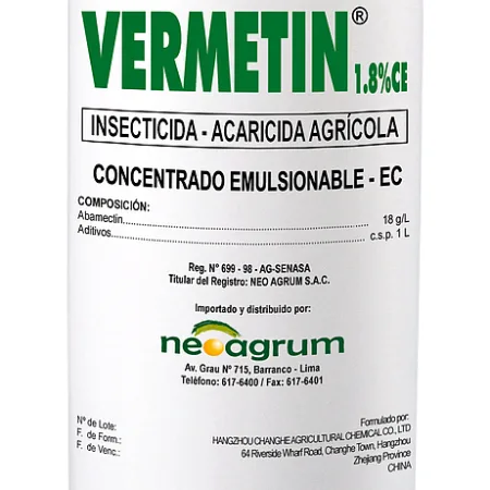 VERMETIN 1.8% CE - 1 L. (Abamectina)