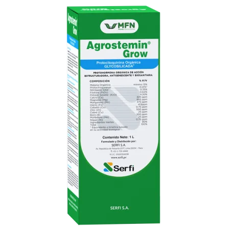 AGROSTEMIN GROW X 1 LT (Protocitoquinina Organica Glycosilicada)