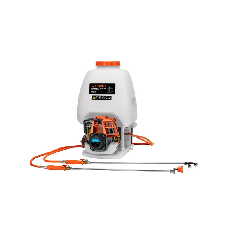 Fumigador de Mochila 25L Motor Gasolina 4T Profesional Truper 101569