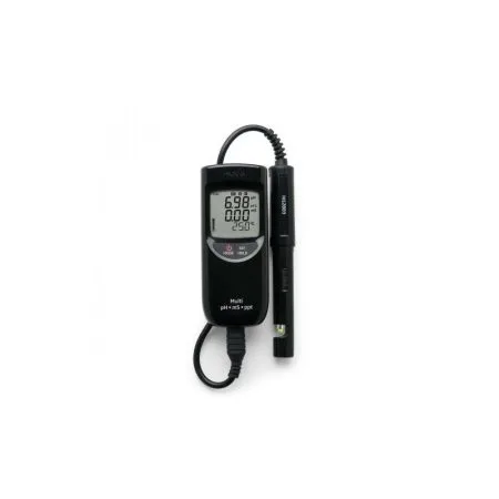 Medidor pórtatil para pH/CE/TDS/ Temperatura (intervalo alto) marca HANNA - HI991301