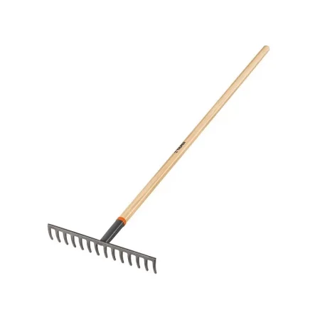 Rastrillos 37cm 14 dientes Mango 137cm 54" Recto Truper 100493