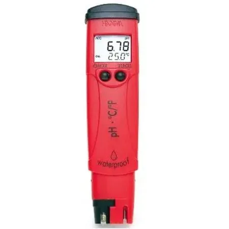MEDIDOR DE pH Y TEMPERATURA PORTATIL, IMPERMEABLE, Marca HANNA, Modelo HI-98128